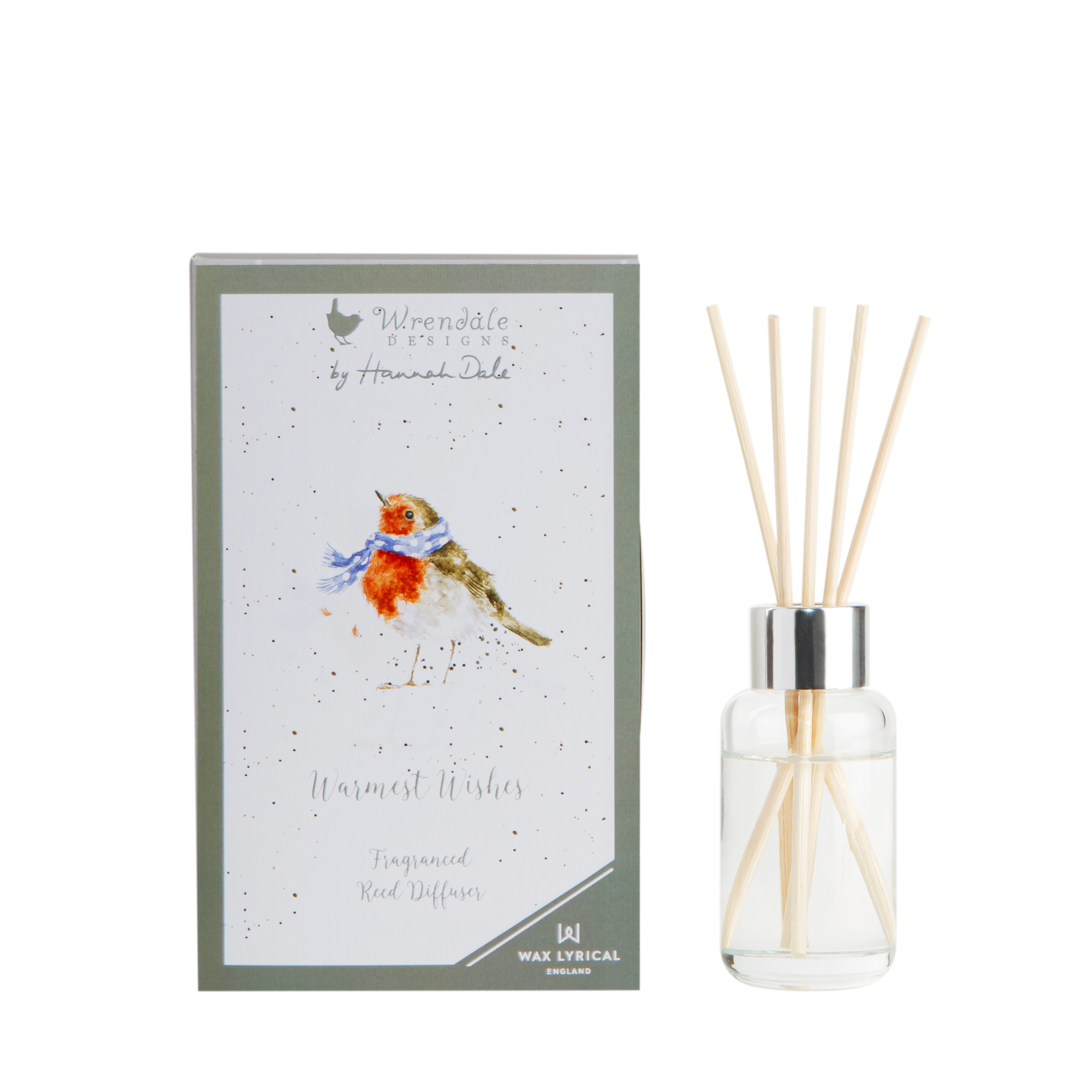 Wrendale Designs Warmest Wishes Reed Diffuser 40ml Reed Diffuser Gift Box image number null